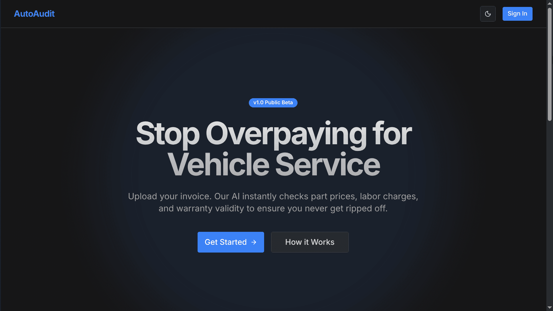 Automated Vehicle Invoice Analysis Platform